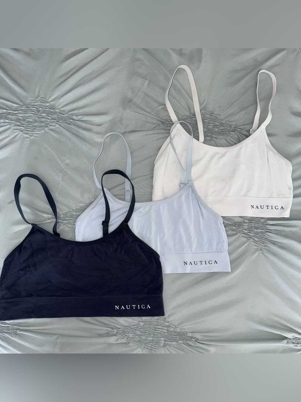 Nautica 3-Pack Sports Bra